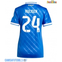 Camisa de time de futebol Real Madrid Dean Huijsen #24 Replicas 3º Equipamento Feminina 2025-26 Manga Curta